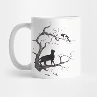 Dangerous conversations sumi-e painting Mug